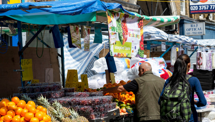 Fruit and veg stall