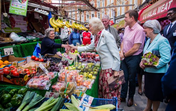 Princess Alexandra at Brixton Market