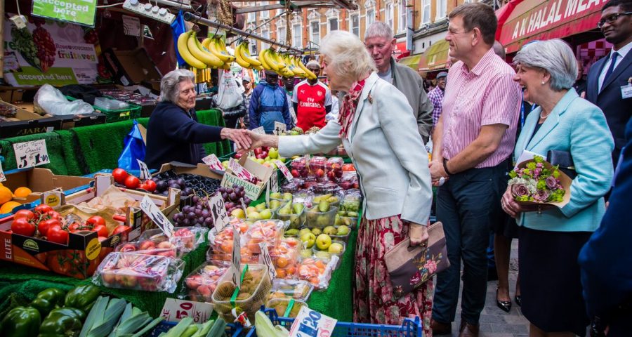 Princess Alexandra at Brixton Market